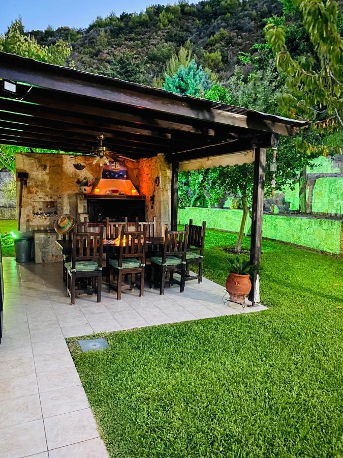 Detached Villa With Sea View Hanioti Bagian luar foto