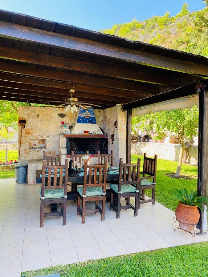 Detached Villa With Sea View Hanioti Bagian luar foto