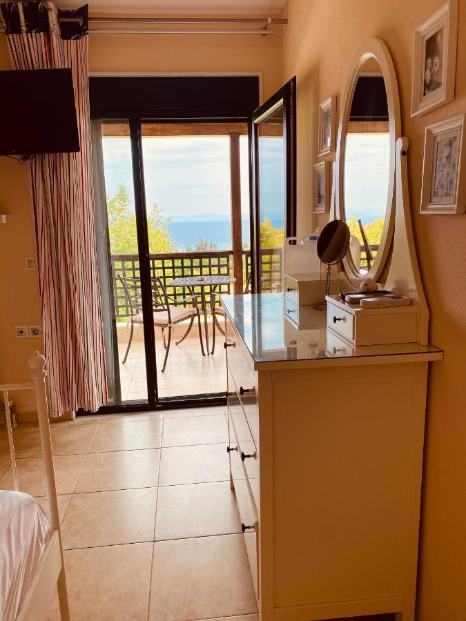 Detached Villa With Sea View Hanioti Bagian luar foto